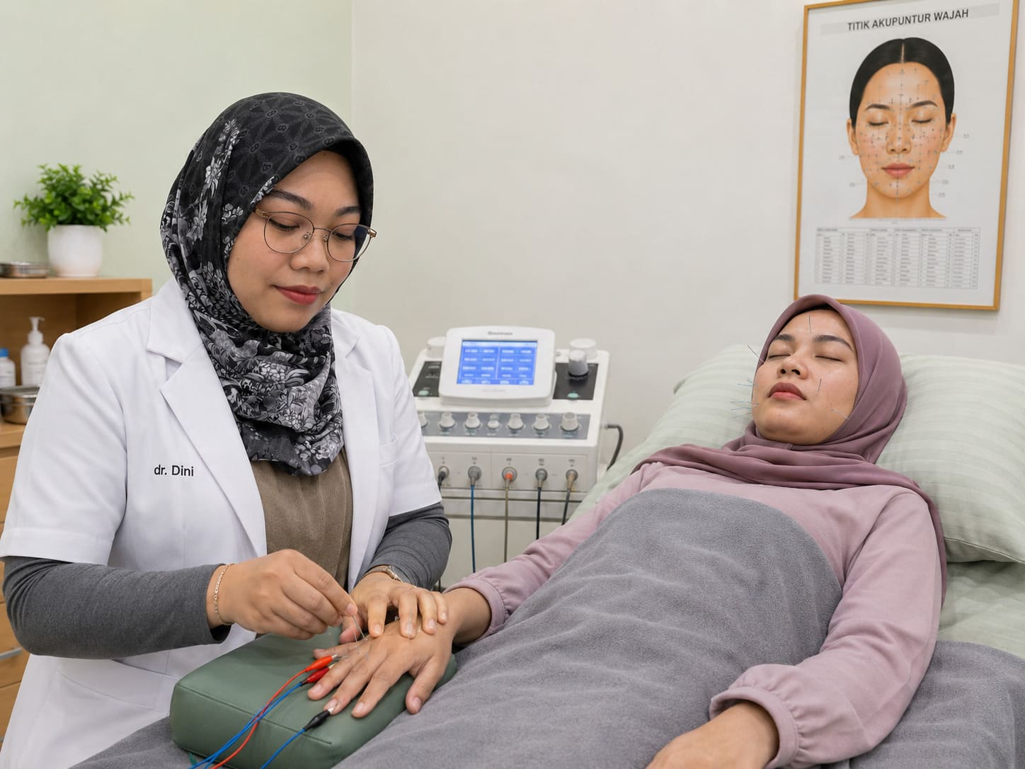 Proses akupunktur medis di RSAM